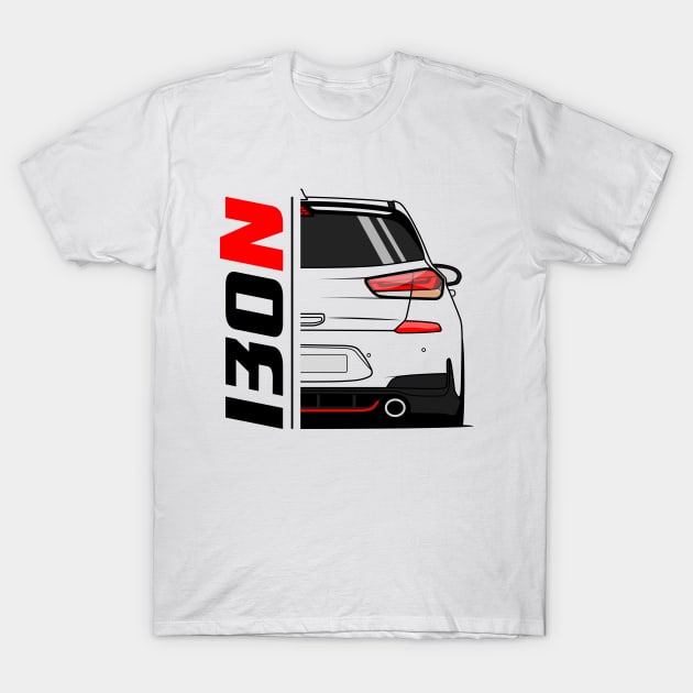 Rear I30 N KDM T-Shirt by GoldenTuners